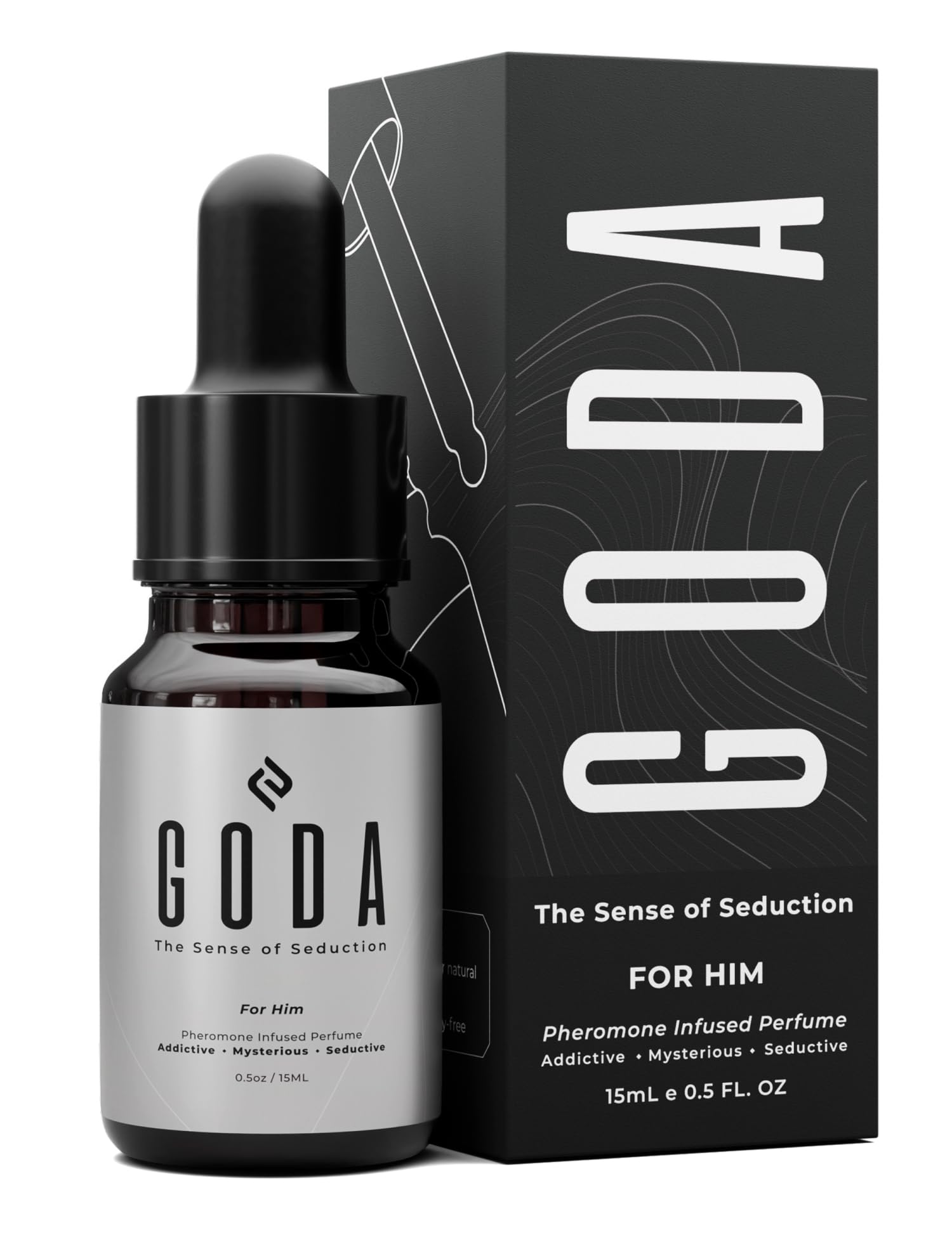 GODA Pheromones Cologne for Men Infused with Real Pheromones – Citrus and Lavend