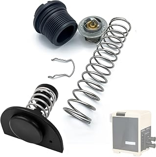 LOBIUTIYA 77707-0010 Thermal Regulator and 77707-0001 Manifold Bypass Valve Kit Compatible with MasterTemp 400 250 200 300 333 and Sta-Rite Pool and Pool Heaters, 38000-0007S Thermal Regulator kit