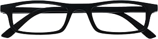 OPULIZE The Reading Glasses Company Black Lightweight Reader Designer Style Men Women Spring Hinges R17-1 +2.50