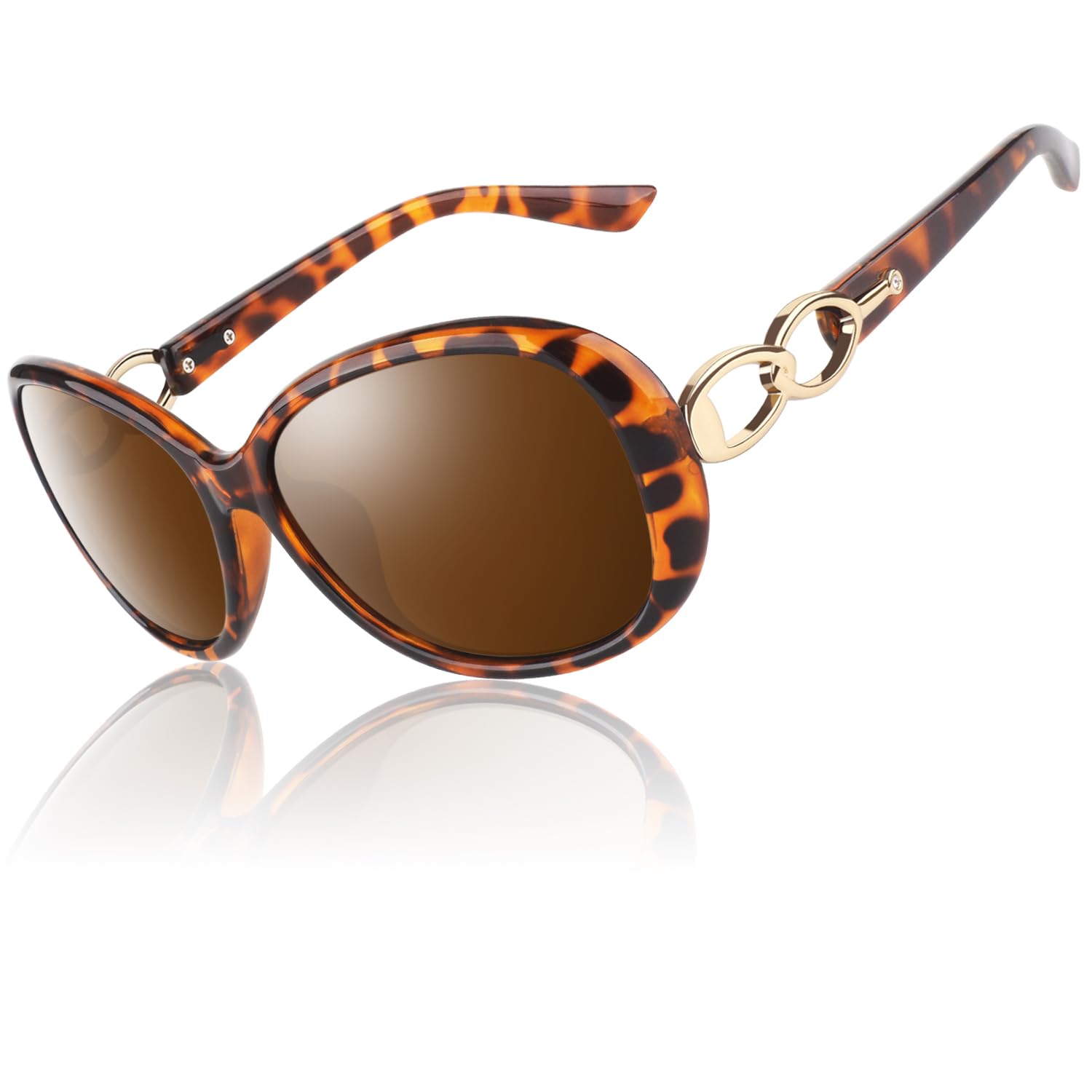 CGID Trendy Oversized Sunglasses for Women Ladies Polarized Shades UV400