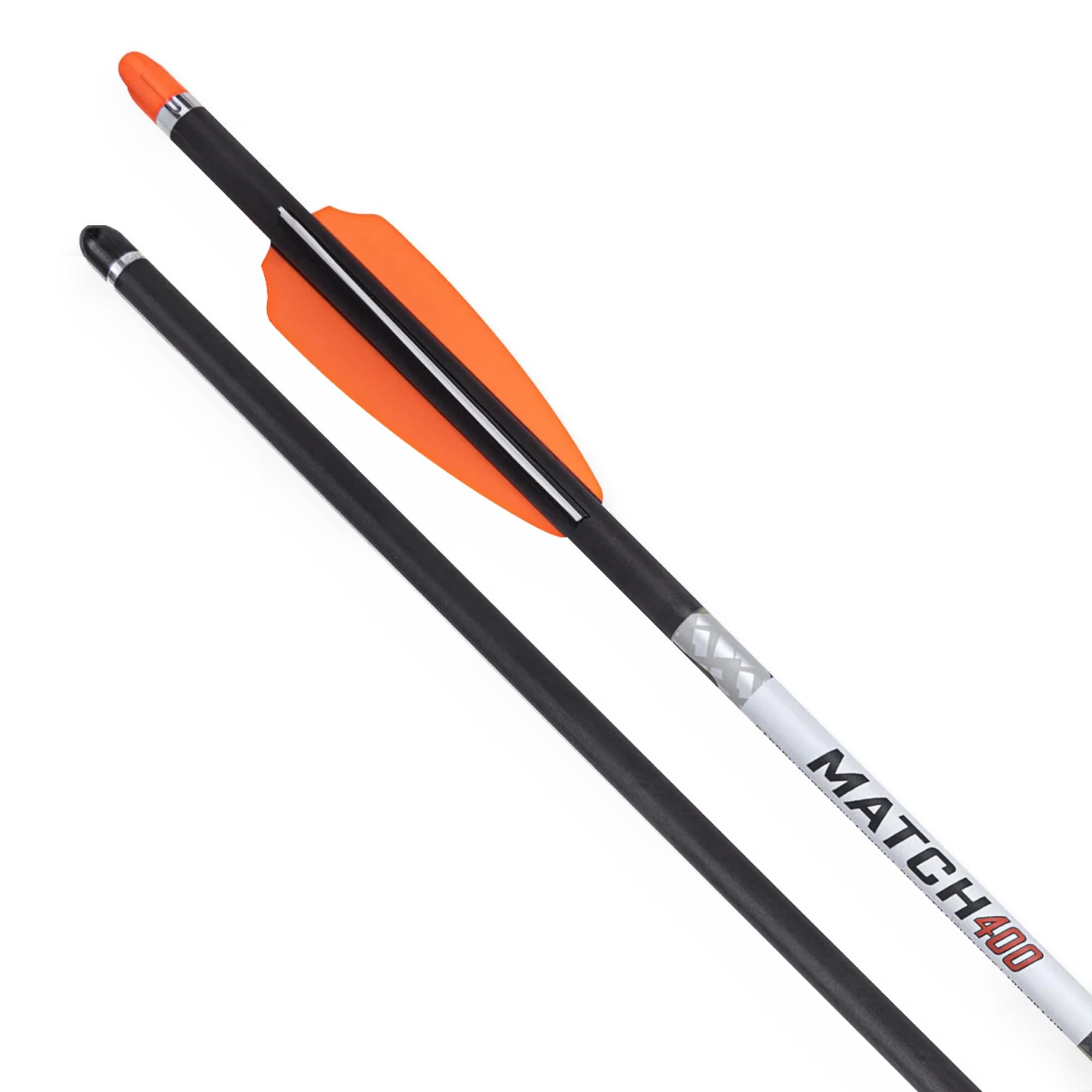 Wicked Ridge by TenPoint Match 400 - Pack of Six 20” Carbon Crossbow Arrows - 40