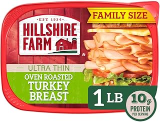 Hillshire Farm Ultra Thin Deli Sliced Turkey Breast Lunchmeat Oven Roasted Turkey Breast, 16 oz