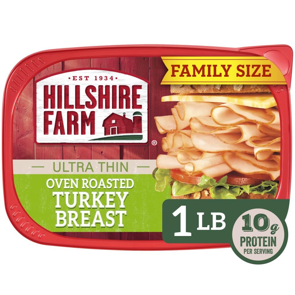 Hillshire Farm Ultra Thin Deli Sliced Turkey Breast Lunchmeat Oven Roasted Turke