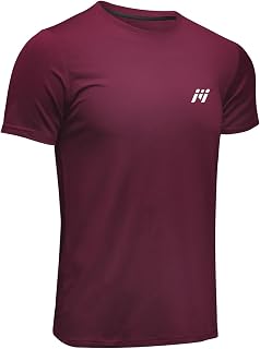 MEETWEE Sports Shirt Men's Running Shirt Short Sleeve Mesh Functional Shirt Breathable Quick-Drying Sports Gym Shirt Training Shirt for Men Summer