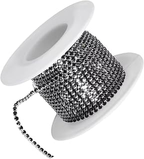 2mm Rhinestone Chain 10 Meters Crystal Claw Chain for Jewelry Crafts DIY Decoration