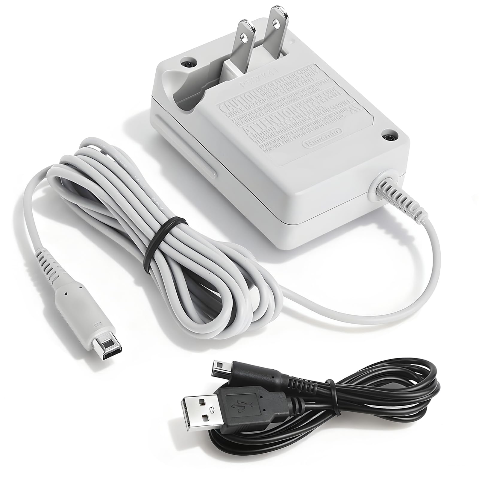 3DS Charger,Compatible with Nintendo 3DS/ DSi/DSi XL/ 2DS/ 2DS XL/New 3DS 100-24
