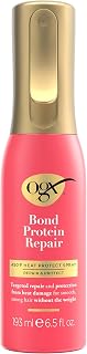 OGX Bond Protein Repair 450°F Heat Protect Spray, 6.5 fl. oz | Weightless Repair Mist, Nonstop Damage Protection*, All Hair Types, Heat Spray, Preps Hair for Styling