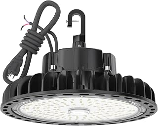 HYPERLITE UFO Led High Bay Light 150W 21,750lm 5000K 1-10V Dimmable High Bay Led Lights UL Listed US Hook 5' Cable Led High Bay Lights Alternative to 650W MH/HPS for Gym Factory Warehouse