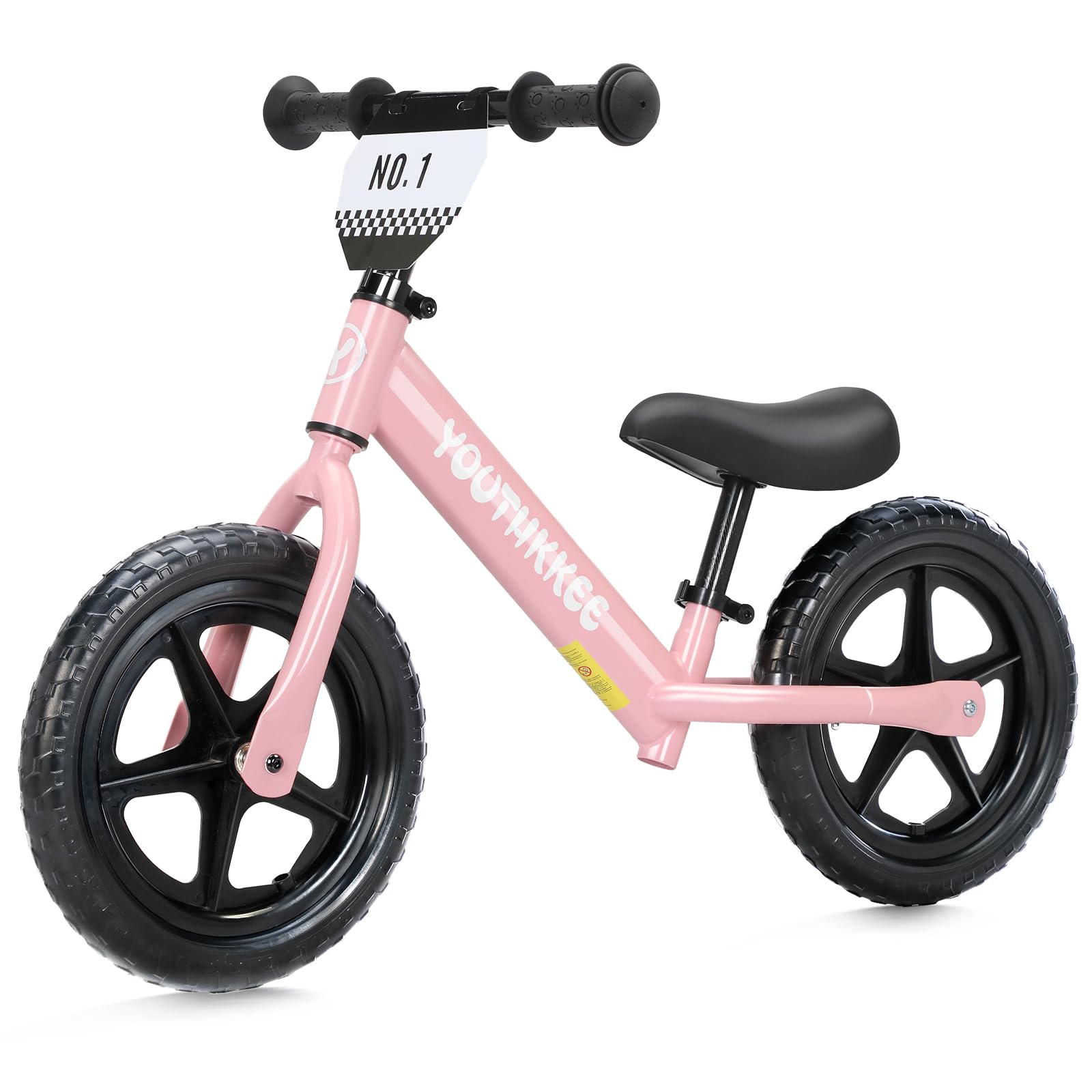 Youthkkee Toddler Balance Bike, Tool-Free Adjustable,Gift for 1-3 | Quick Assemb