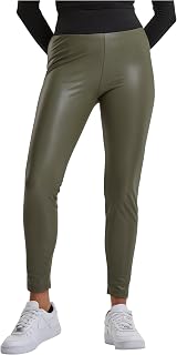 Urban Classics Women's High Waist Faux Leather Leggings Black