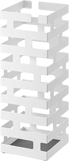 Yamazaki 2362 Canopy Brick, White, Approx. W 5.9 x D 5.9 x H 16.9 inches (15 x 15 x 43 cm), Umbrella Stand, Holds Folding Umbrellas