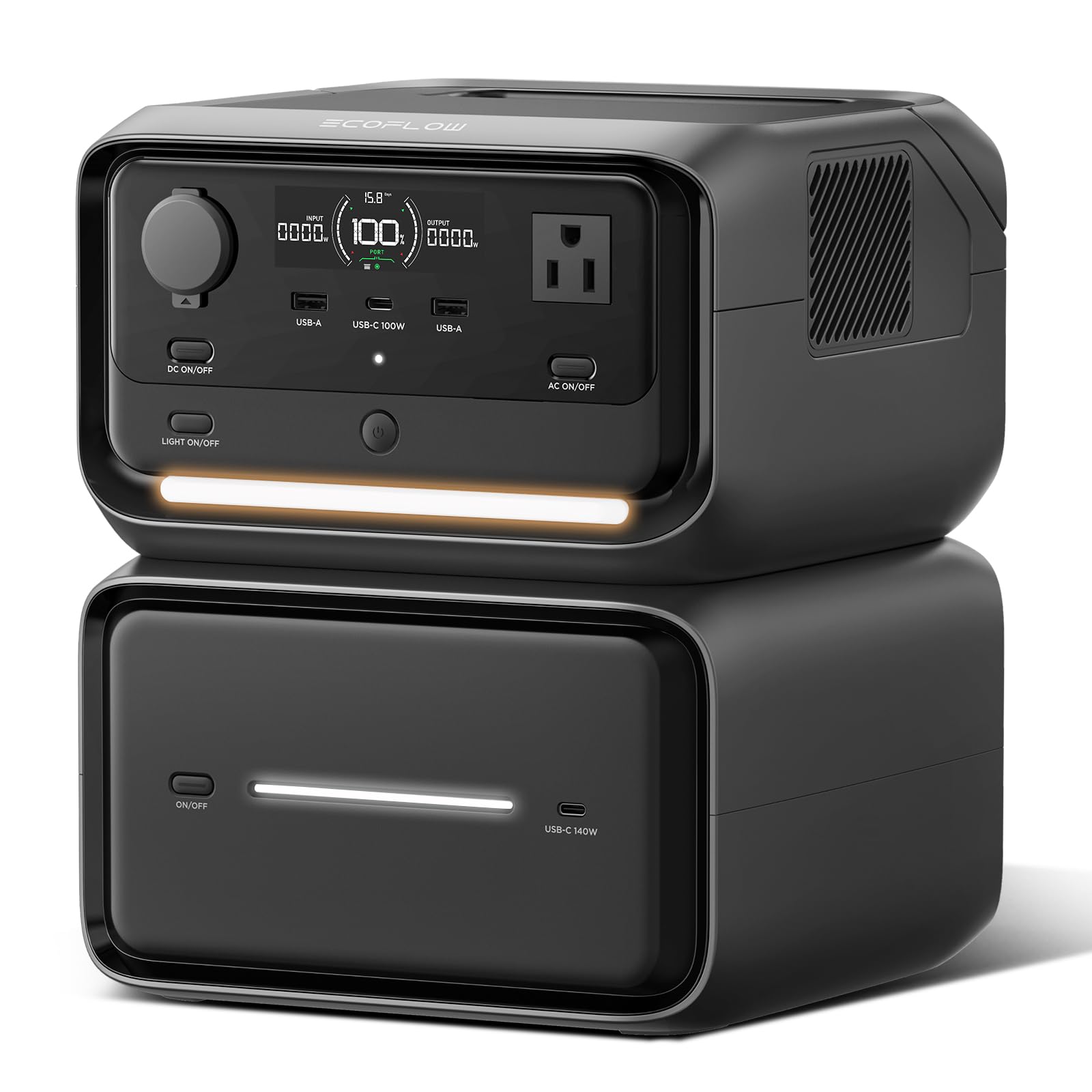 EF ECOFLOW Portable Power Station River 3 Plus with EB600 Extra Battery | Expand
