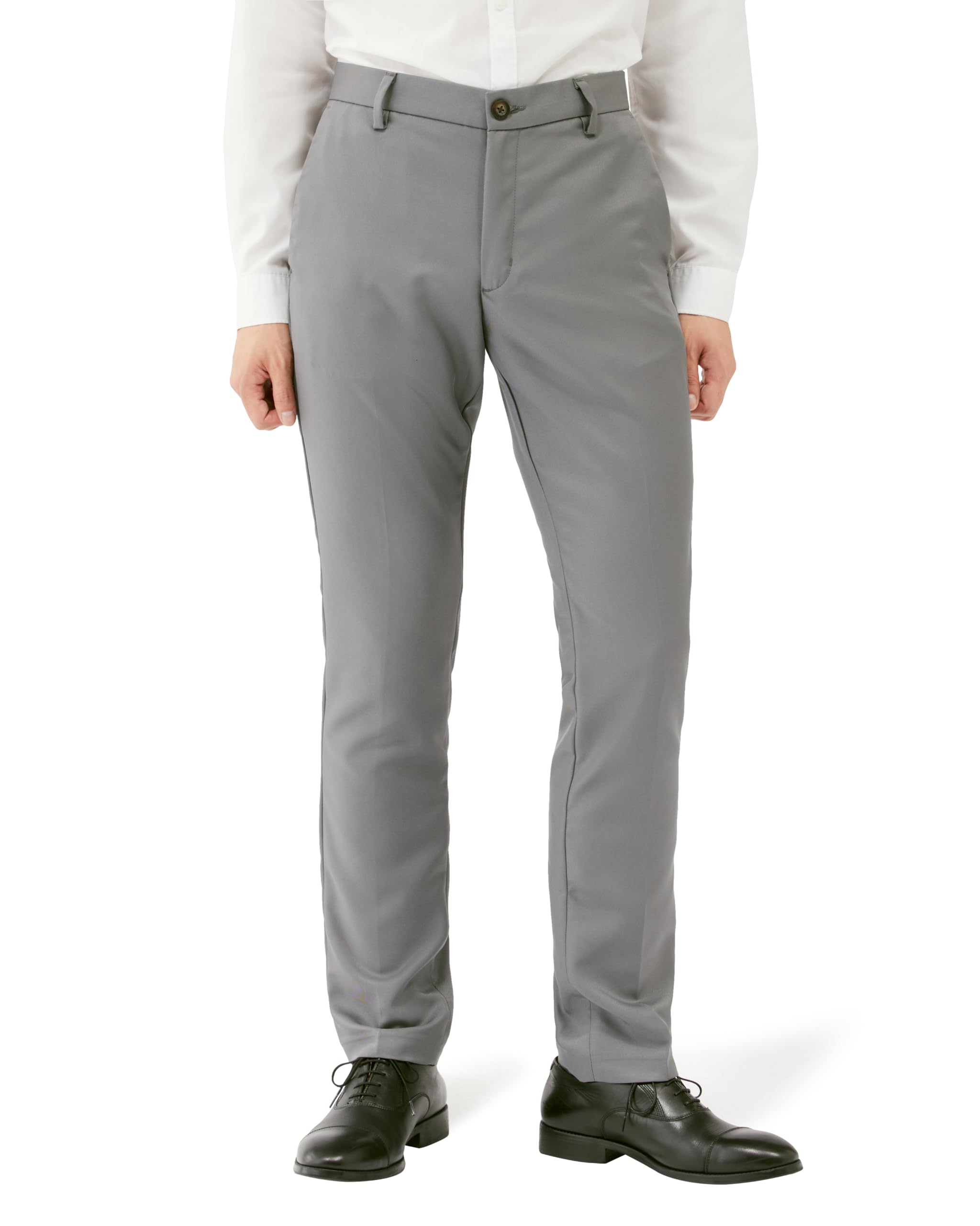 Amazon Essentials Men's Slim Fit No Tuck Slacks