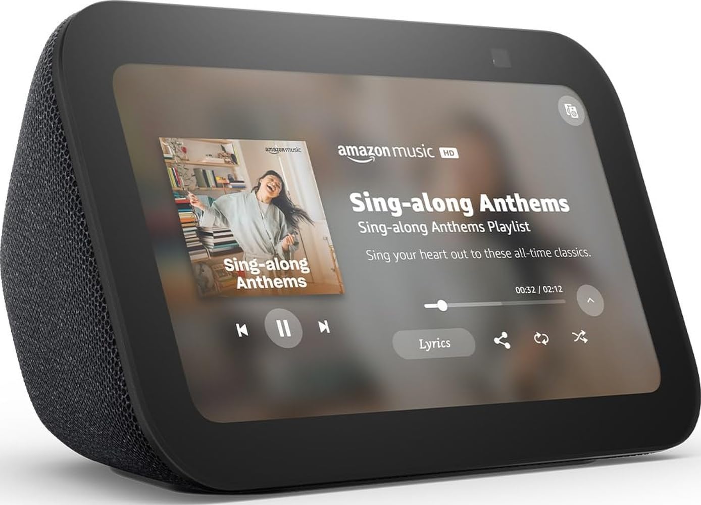 Amazon Echo Show 5 (newest model), Smart display, Designed for Alexa+, 2x the ba