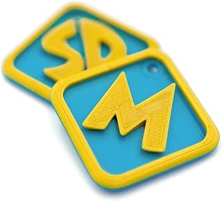 Personalized Scooby Dog Tag - Durable Plastic Scrappy Doo Engraved Costume Collar Tag Keychain for Dogs and Cats, Available in Multiple Sizes, Perfect for Halloween and Cosplay