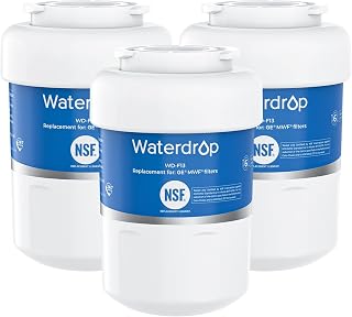 Waterdrop WD-F13 Refrigerator Water Filter Replacement for GE® MWF®, 3 Pack