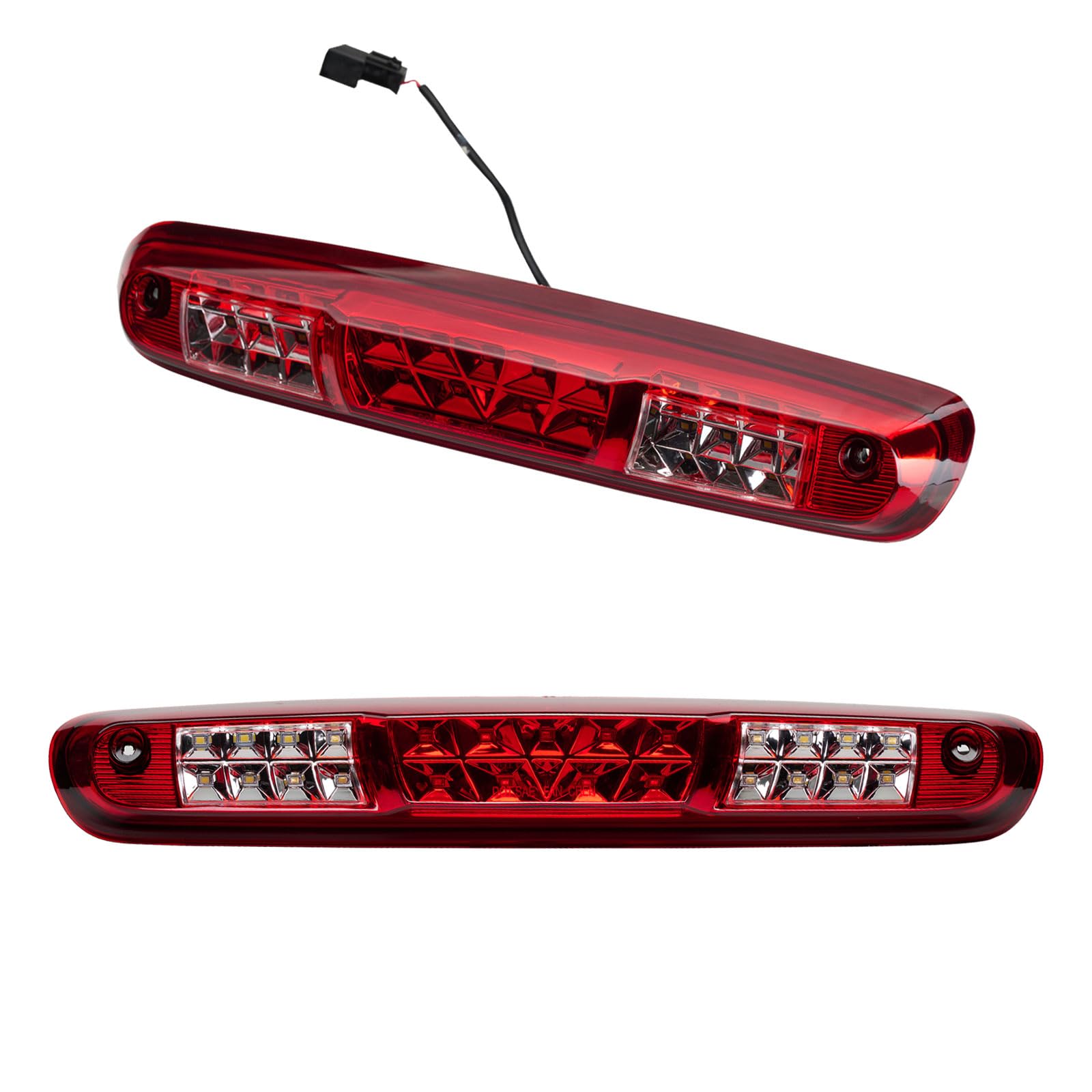 Cxdar Third 3rd Brake Light, LED High Mount Stop Light for 2007-2013 Chevy Silve
