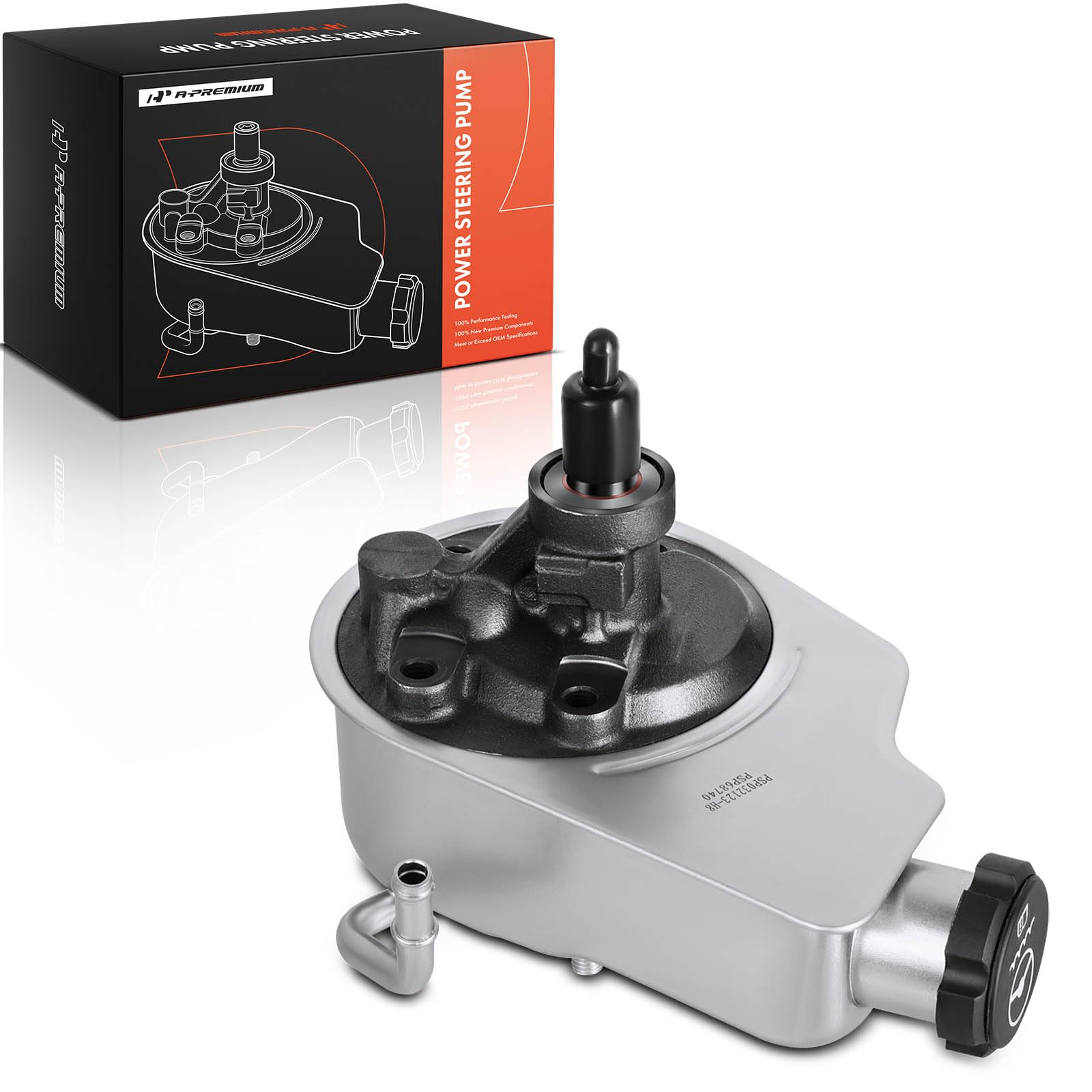 A-Premium Power Steering Pump, with Reservoir | Compatible with Chevrolet & GMC 