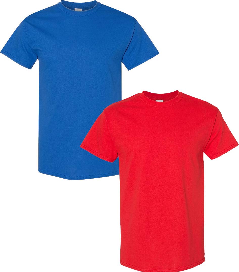 Gildan Men's Heavy Cotton T-Shirt, Style G5000 (Pack of 3) T-Shirt (Pack of 3)