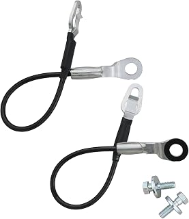 Tailgate Cable Strap with Bolt Compatible with 1999-2007 Chevrolet Chevy Silverado Avalanche GMC Sierra 1500 2500 3500 Tailgate Parts Replaces 88980509 88980510 11609938