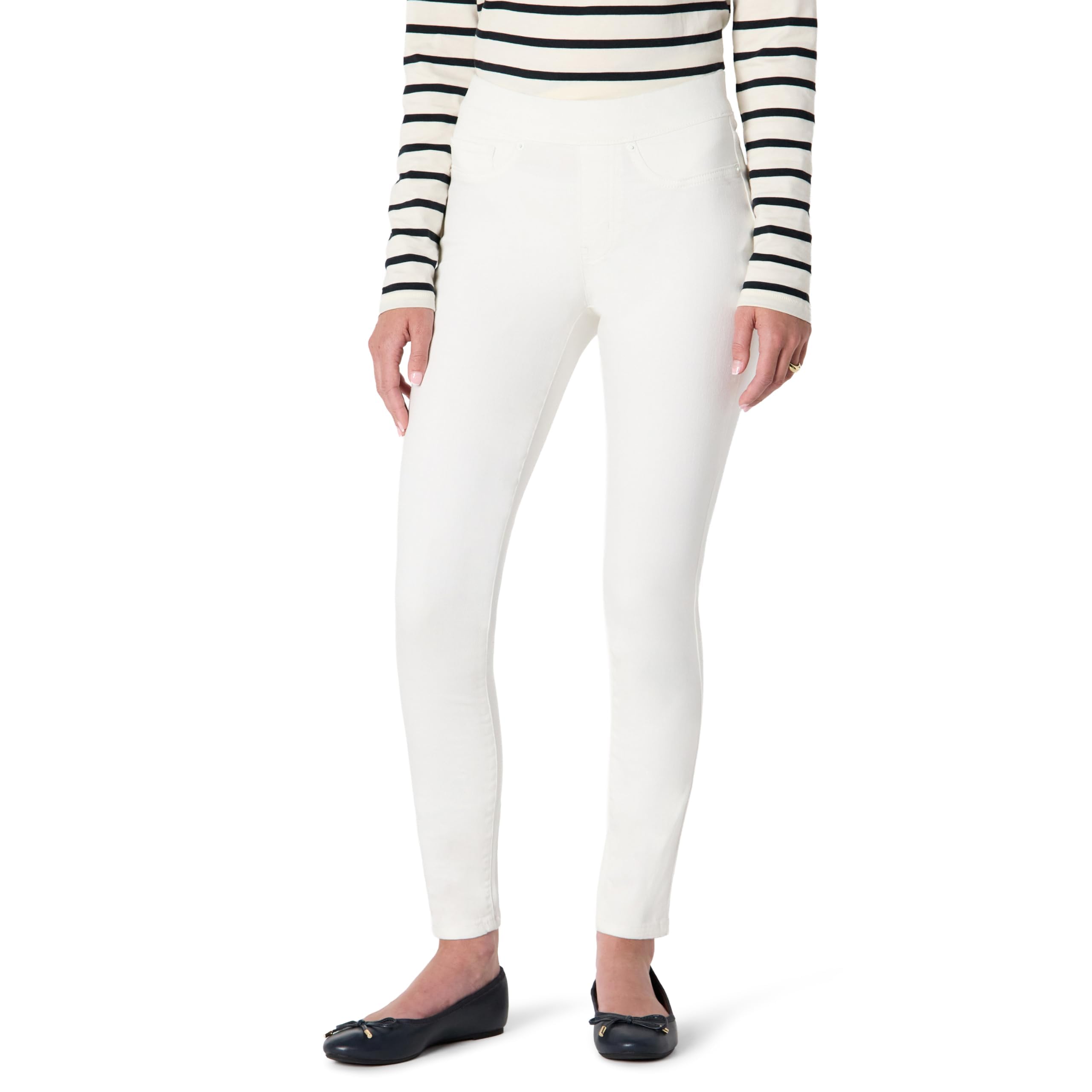 Amazon Essentials Women's Mid-Waist Stretch Denim Jegging