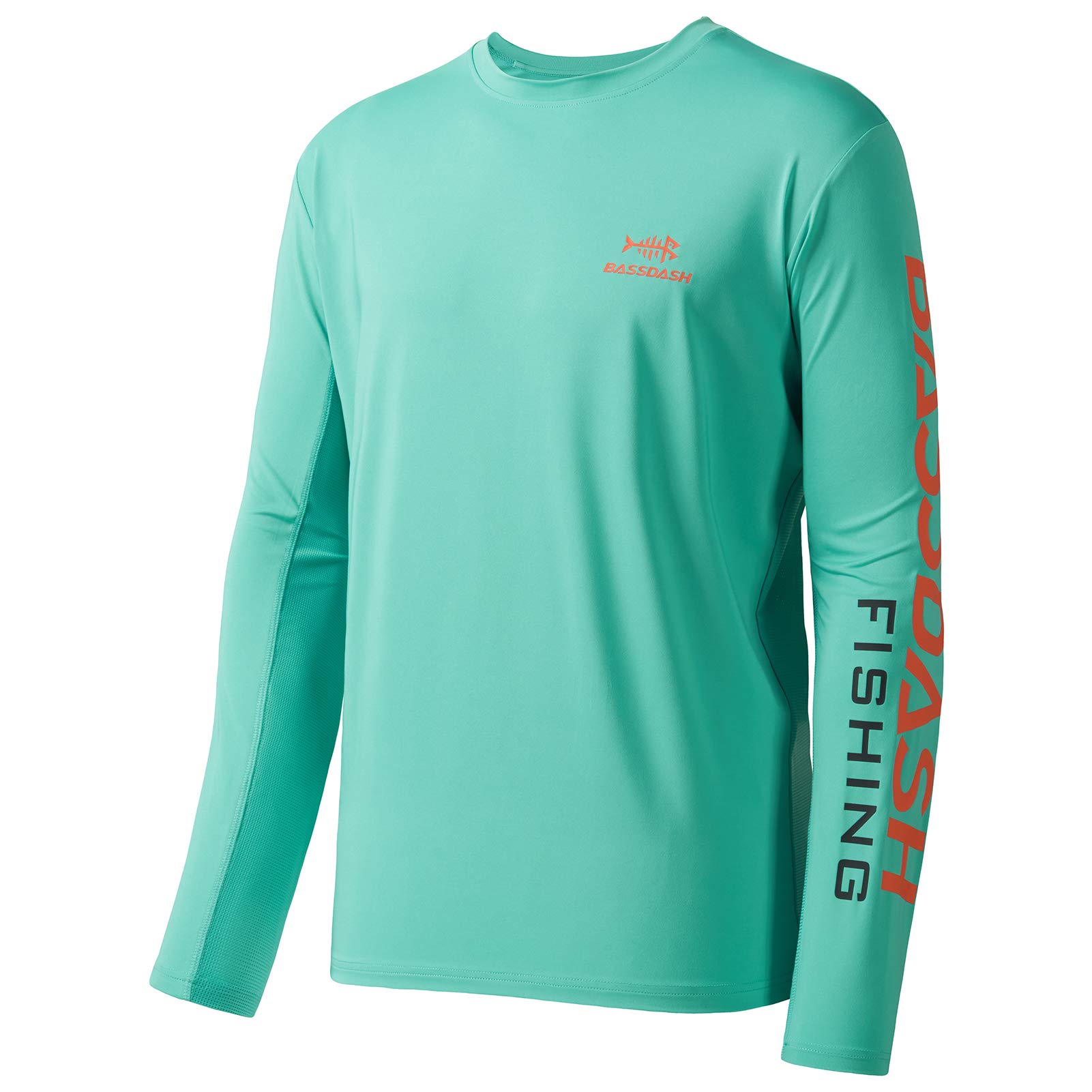 Bassdash Fishing T-Shirt Fishing Long Sleeve Water UPF 50+ Shirt Rash Guard Fish