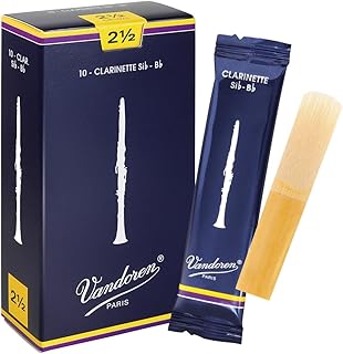 Vandoren Traditionnelles Boite De 10 Reeds Clarinette Bb No. 2.5