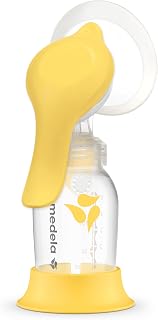 Medela Manual breast pump with Flex Shields Harmony Single Hand for More Comfort and Expressing More Milk