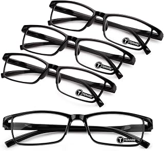 TERAISE Value Anti-Blue Light Reading Glasses,Lightweight Comfortable Reader Glasses for Men and Women,Sturdy Computer Reading Glasses Blue Light Blocking Included Eyeglasses Case