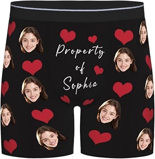Custom Boxers for Men, Custom Face Underwear for Men, Face Underwear, Personalized Gifts for Boyfriend