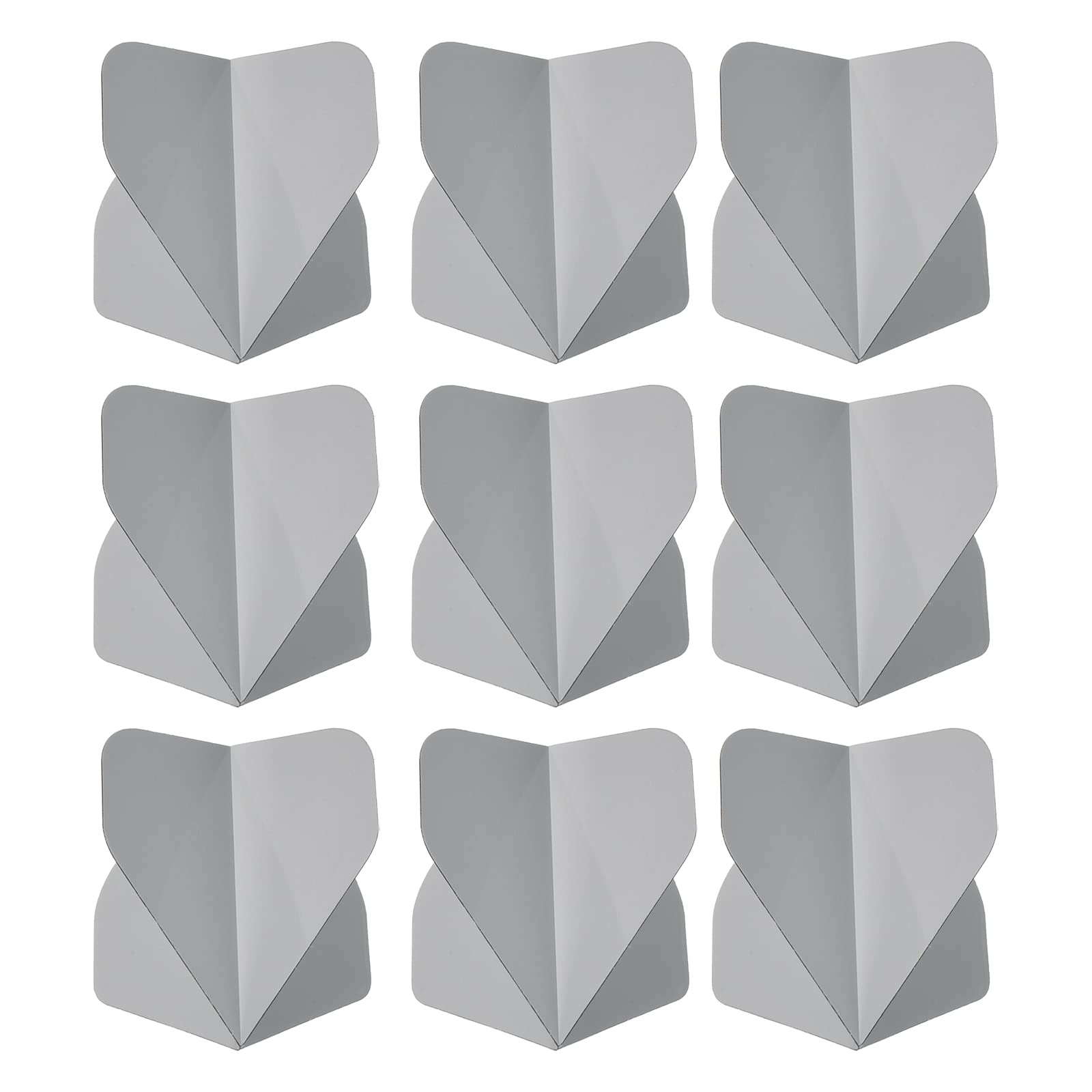 Dart Flights Pack of 9 PCS Dart Flights - Standard PET Dart Accessories - Steel 