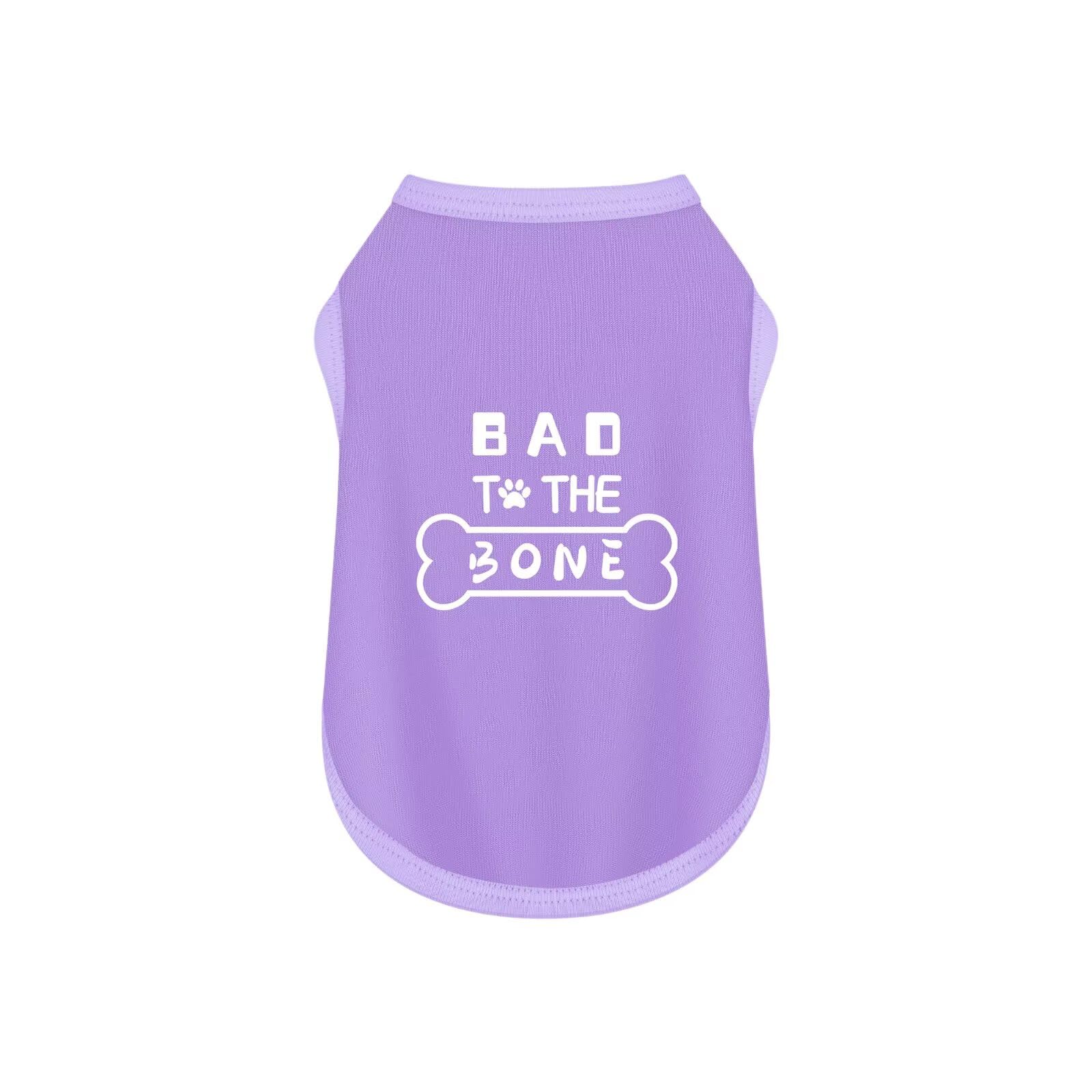 Cool & Comfortable: Bad to The Bone Dog Shirt - Breathable Soft Pet Clothes for 