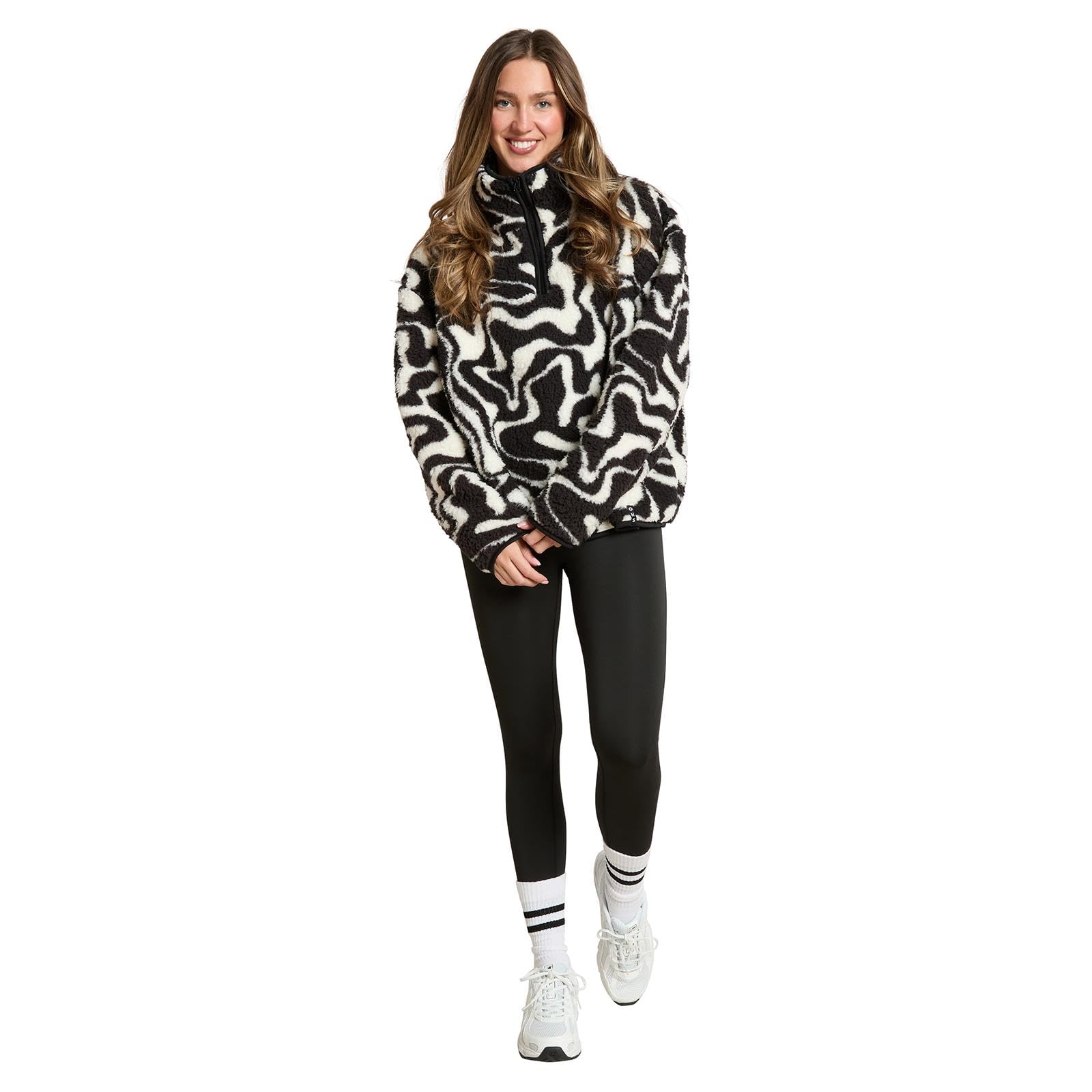 OHS Fleece Pullover Half Zip Women, Gifts for Women Outdoor Clothing Ladies Wint