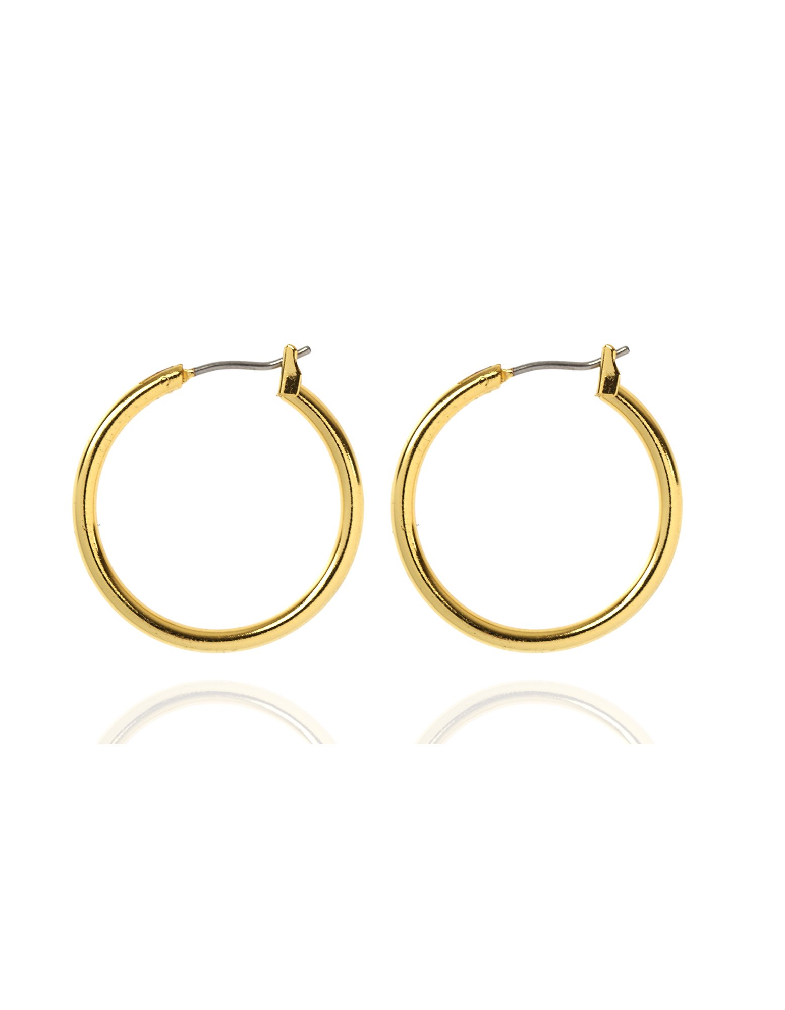 Anne Klein Women's Large Hoop Earrings, Statement Fashion Jewelry for Everyday, 