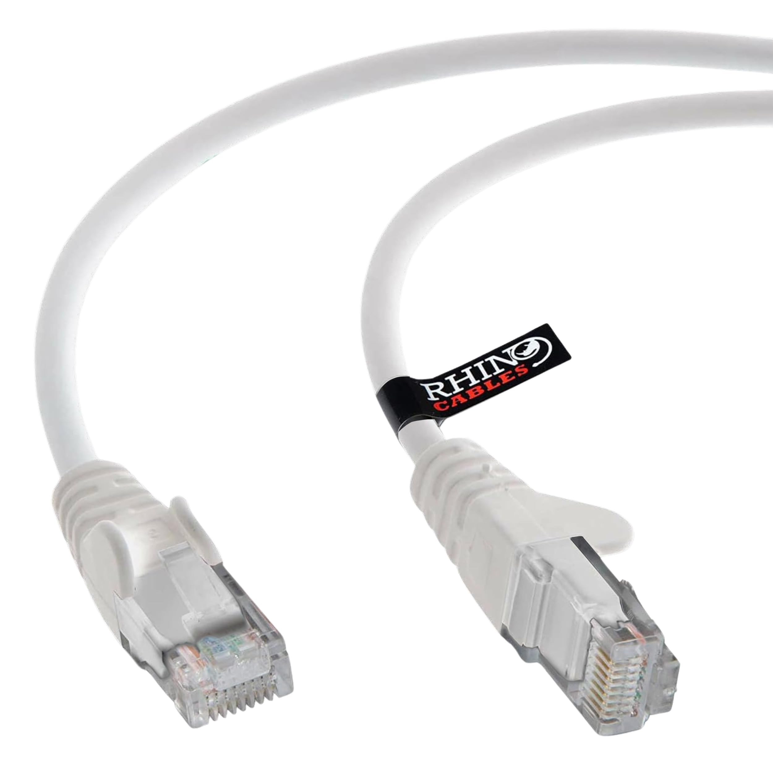 rhinocables CAT 6 High-Speed Gigabit Ethernet Cable - Patch Network Lead for LAN
