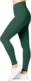 SATINA High Waisted Leggings for Women | Stretchy No See Through Tummy Control for Yoga Workout | Versatile Sizes and Colors