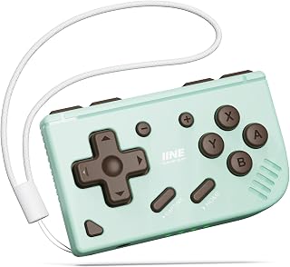 IINE Ananke Gen 2 Mini Retro Controller for Switch 2 (Mint Chocolate Green) | Pocket-size controller with motion control, multi-mode gaming, media, touch, mouse and keyboard functions, travel controller