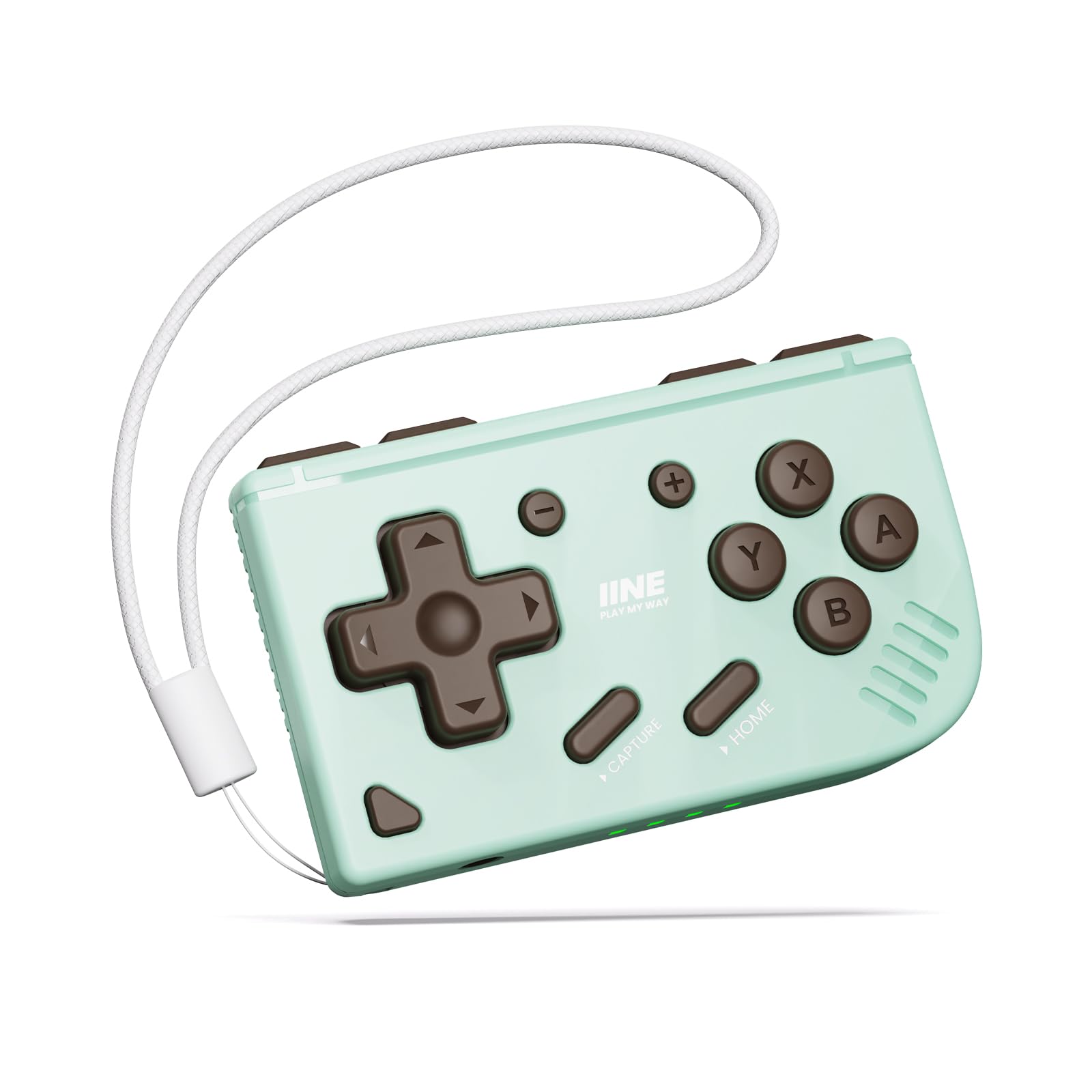 IINE Ananke Gen 2 Mini Retro Controller for Switch 2 (Mint Chocolate Green) | Po