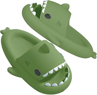 GULAKY Cloud Shark Slides Pillow Slippers Unisex Summer Bath Slippers