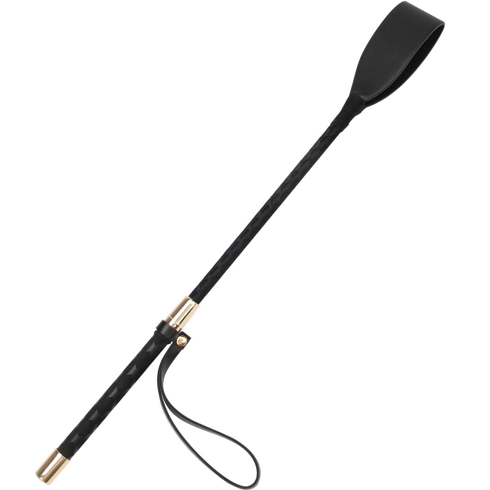 Coolrunner Riding Crop for Horse, 18 Inch Horse Whip with PU Leather Equestriani