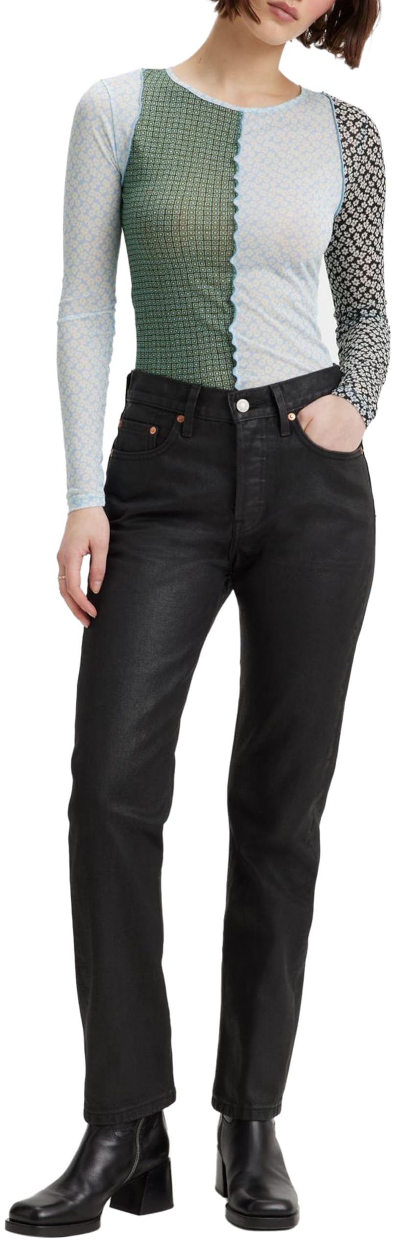 Levi's 501 Wax Coated Shorts for Women