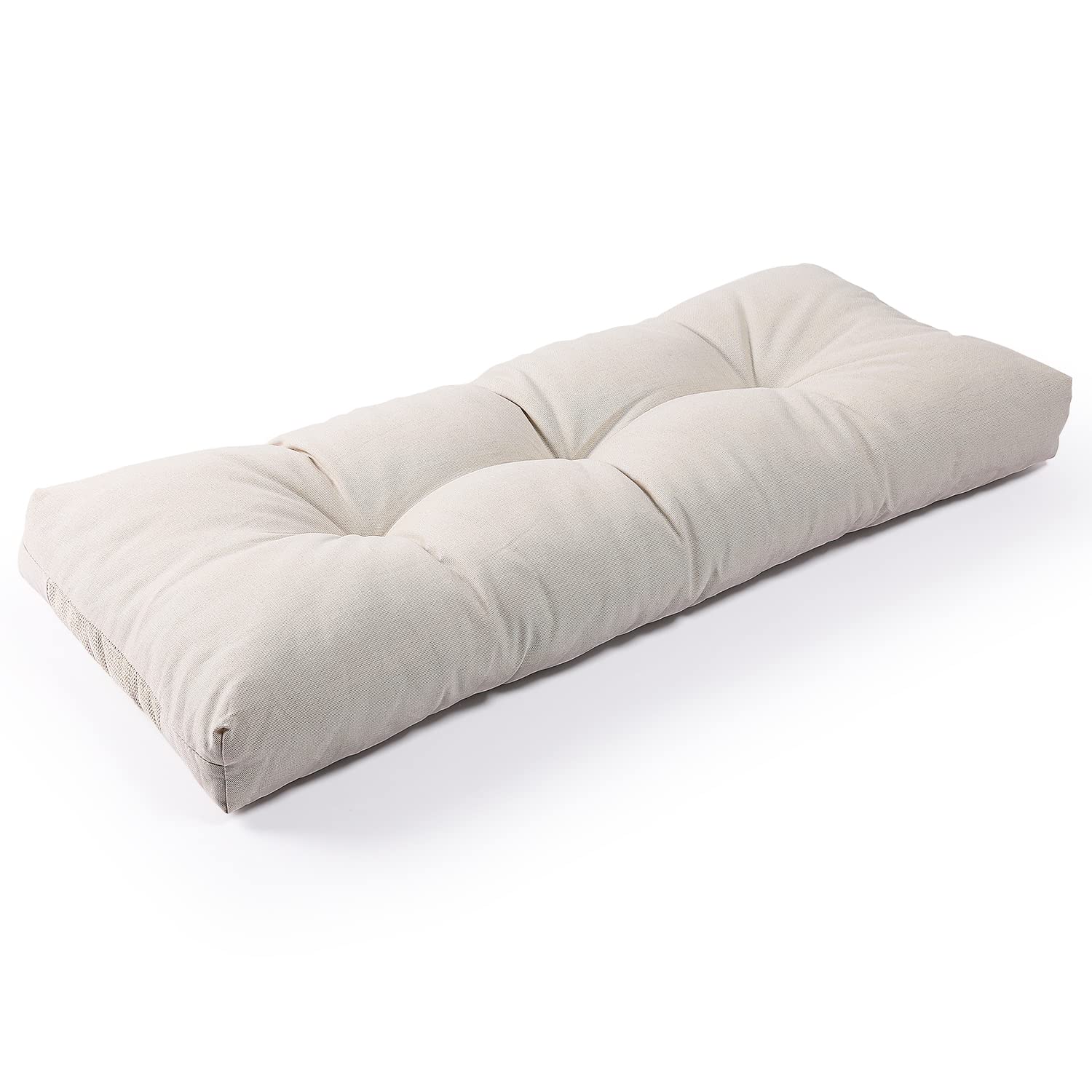 SUNROX LokGrip Non Slip Tufted Memory Foam Bench Cushion, FadeShield Water Resis