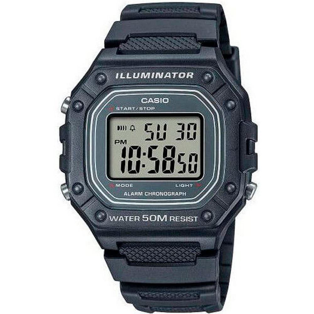 Casio W218H Series | Men’s Digital Watch | 50M WR | 1/100 Second Stopwatch | 100