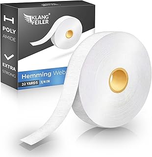 Klangfeiler® Iron on Hemming Web - Extra Strong - 32 Yards - Iron Required | Extra Strong Bond - 3/4 x 32 Yards