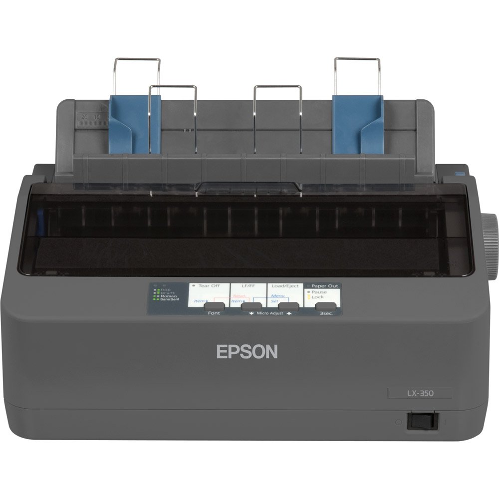 Epson C11CC24001 LX-350 Dot Matrix Printer - 9 pin - Up to 347 char/sec - Parall