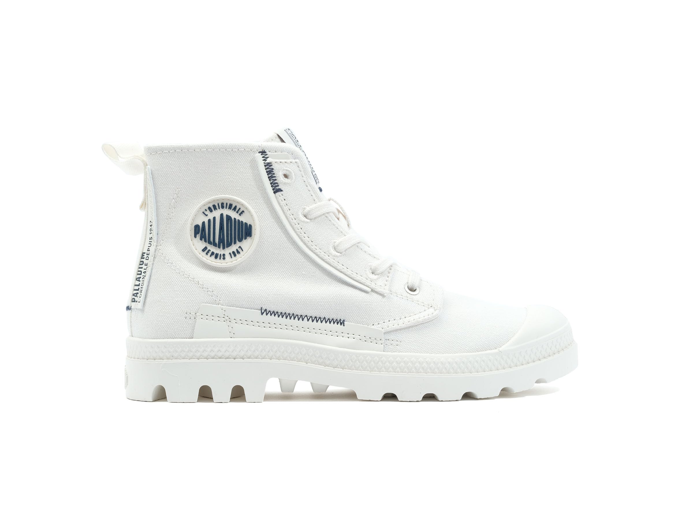 Palladium Unisex Pampa Underlayer Ankle Boots 99183-116-M Star White