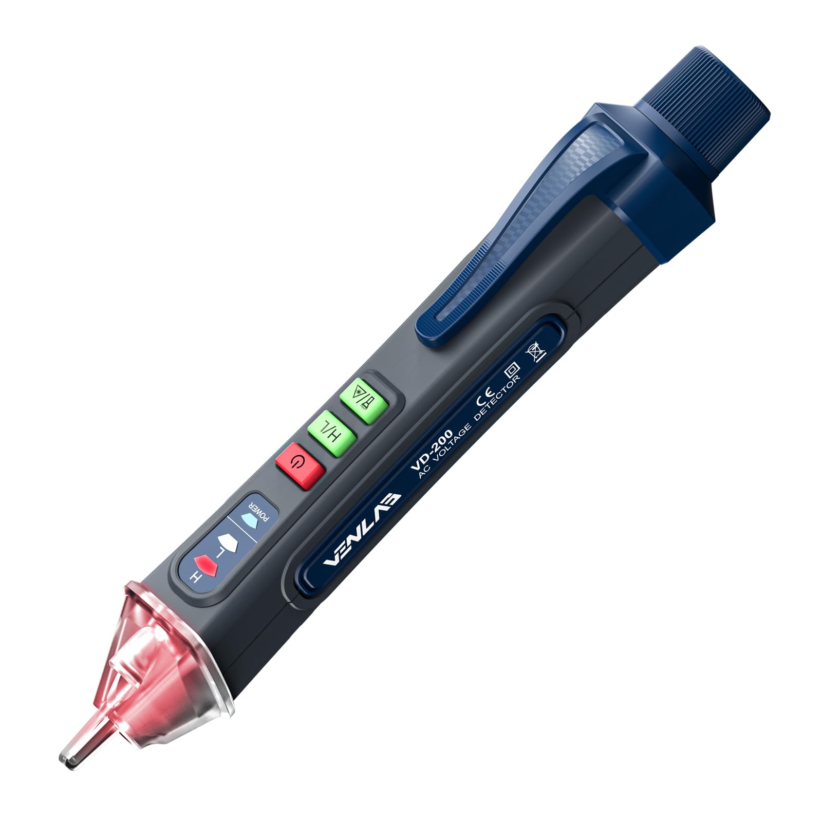 VENLAB Voltage Tester VD200, 12V-1000V/48V-1000V Dual Range Non-Contact Electric
