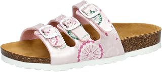 Lico Bioline Flower Kids, Zuecos Niñas, Rosa Blanco, 26 EU