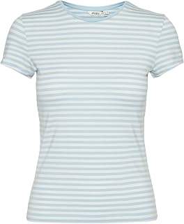 Vero Moda Vmines Fiona SS O-Neck Top VMA Noos Women's T-Shirt