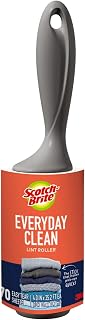 Scotch-Brite Lint Roller, 1 Roller with 70 Adhesive Sheets, Refillable Lint Brush